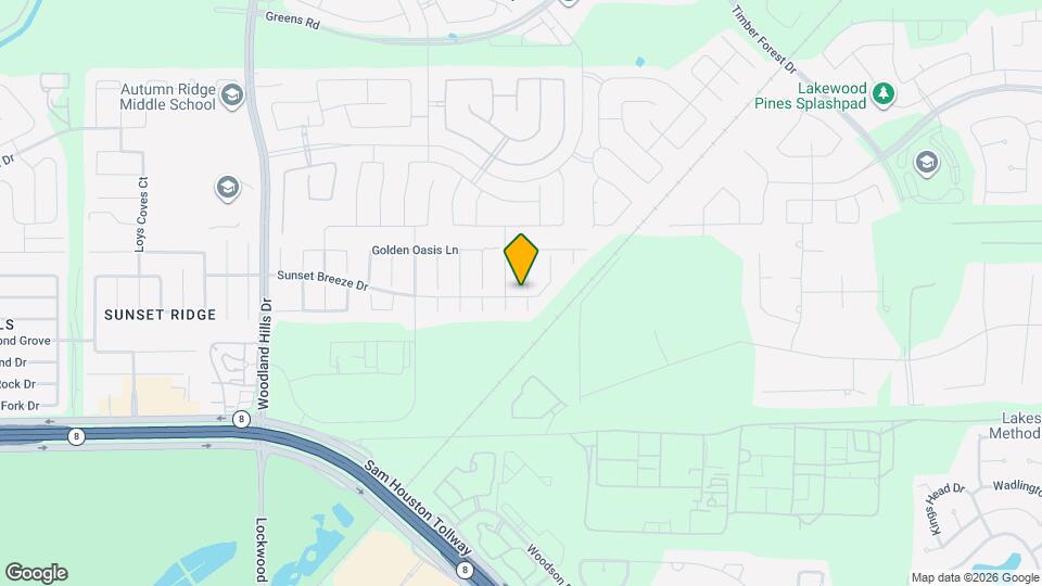 15103 Breeze Forest Ct Map and Location Details