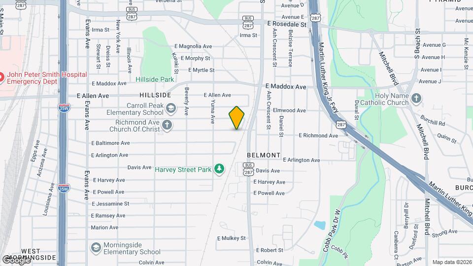 1444 E Richmond Ave Map and Location Details