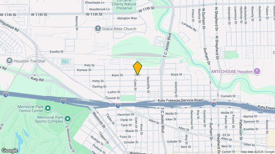 5539 Kiam St Map and Location Details
