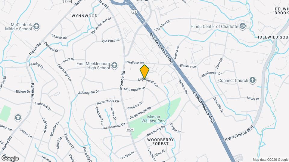 1001 Eaglewood Ave Map and Location Details