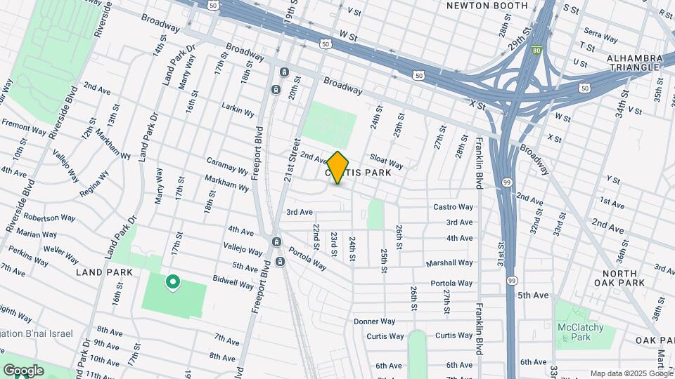 2308 Castro Way Map and Location Details