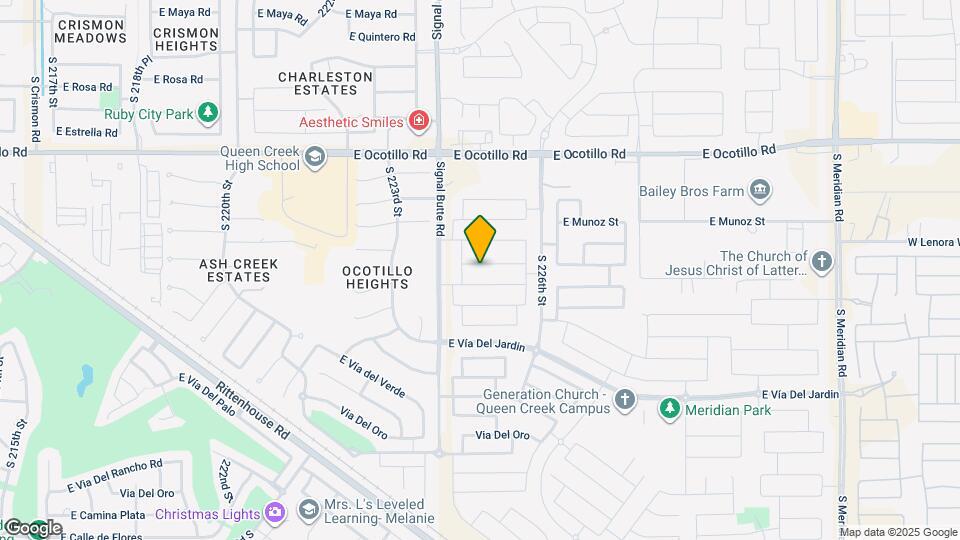 22475 E Avenida Del Valle Ct Map and Location Details