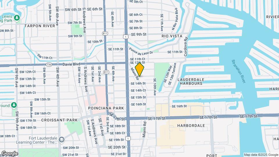 Harbordale Residences 13th Street Mapa y Detalles de la Ubicación