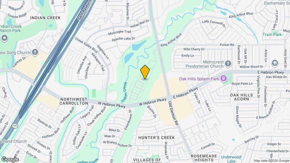 4168 Creekhollow Dr Map and Location Details