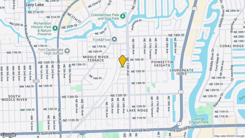 1301 NE 15th St Mapa y Detalles de la Ubicación