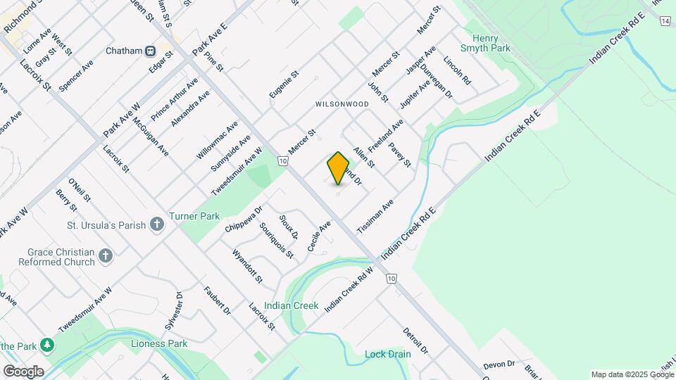 3 + 1 Bed 1.5 Bath Ranch Home in Peaceful Map and Location Details