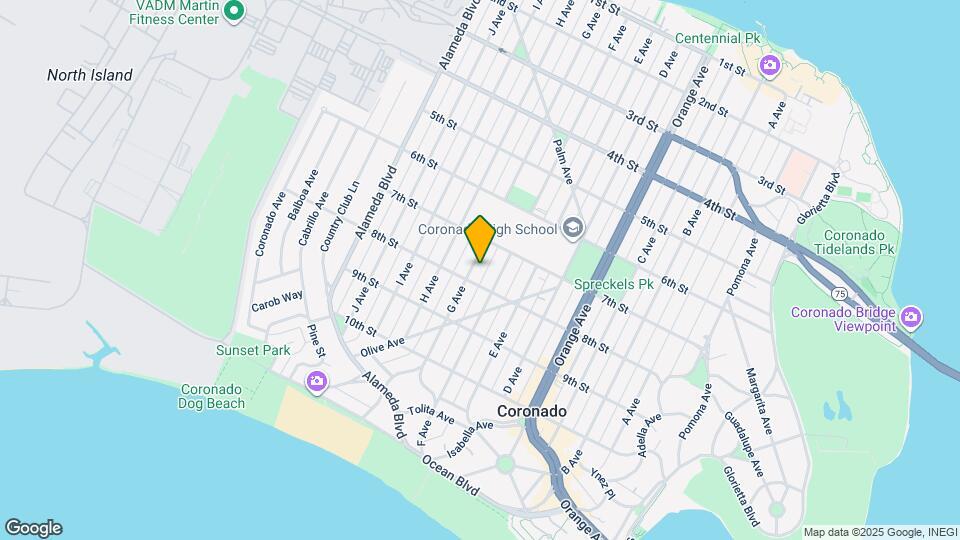 751 G Ave Map and Location Details