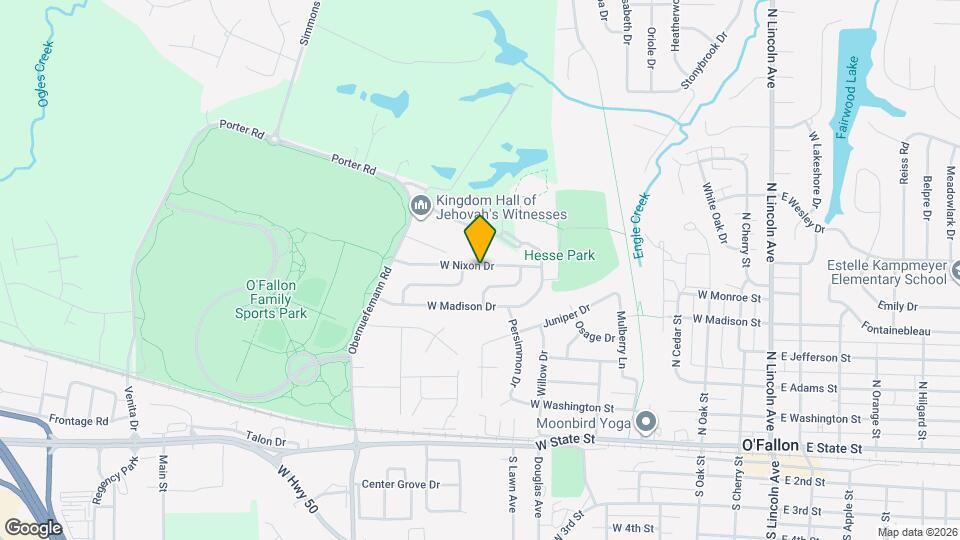 801 W Nixon Dr Map and Location Details