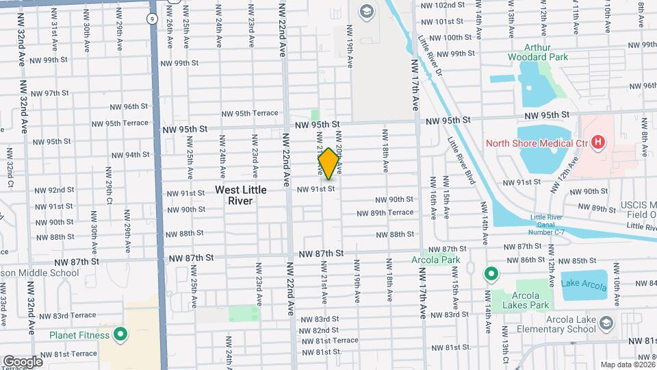 2025 NW 91st St Map and Location Details