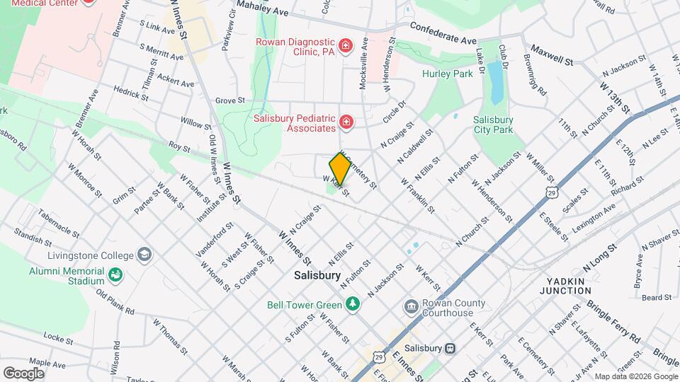 629 W Kerr St Map and Location Details