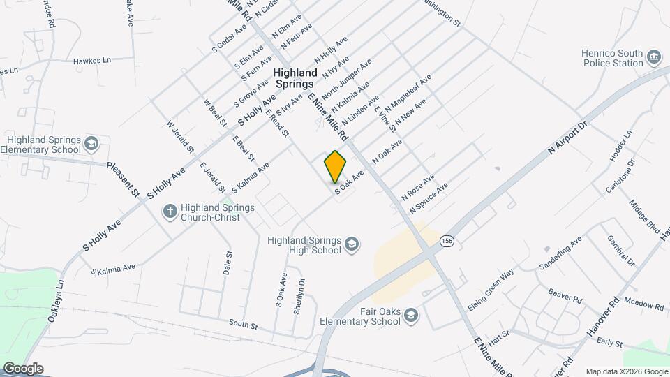 518 E Read St Map and Location Details