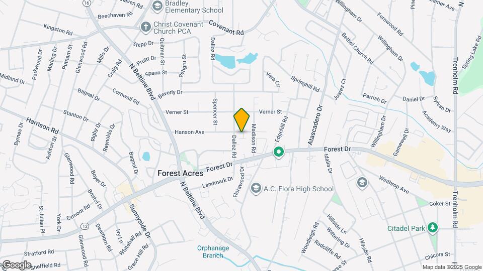 3904 Hanson Ave Map and Location Details