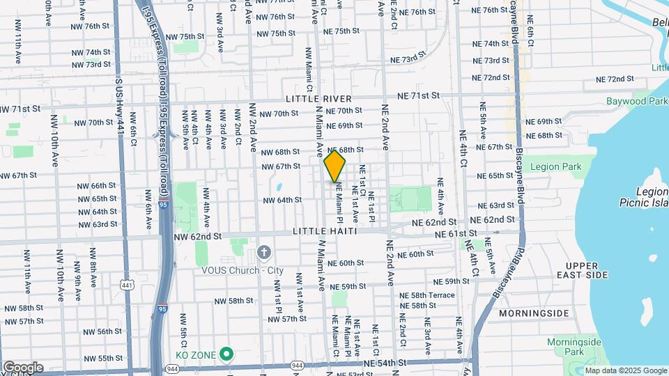 35 NE 64th Terrace Map and Location Details