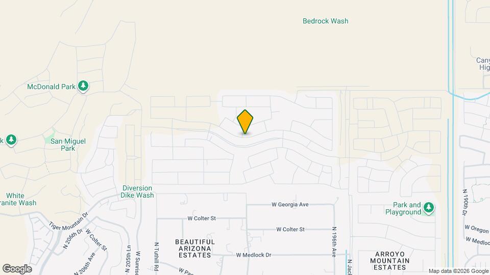 19901 W Badgett Ln Mapa y Detalles de la Ubicación