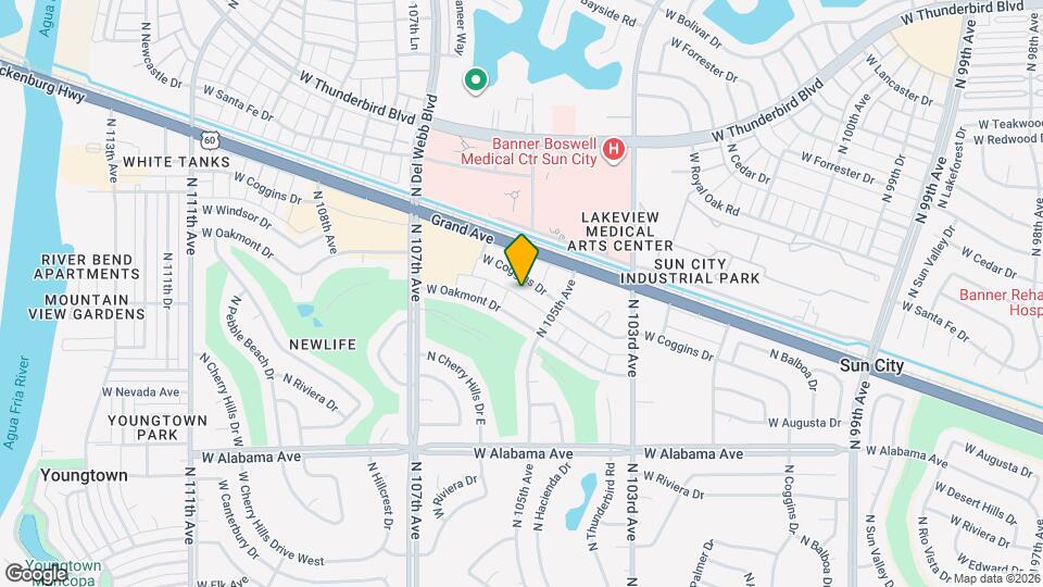 10545 W Coggins Dr Map and Location Details