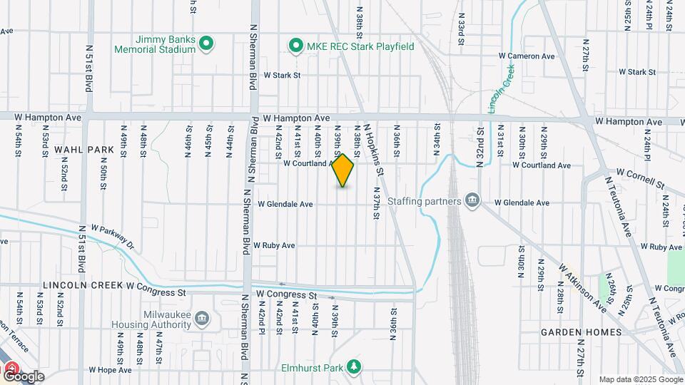 4626 N 39th St Map and Location Details