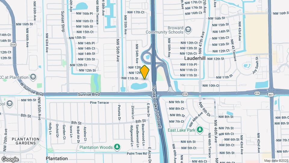 5320 NW 11th St, Unit 205 Map and Location Details