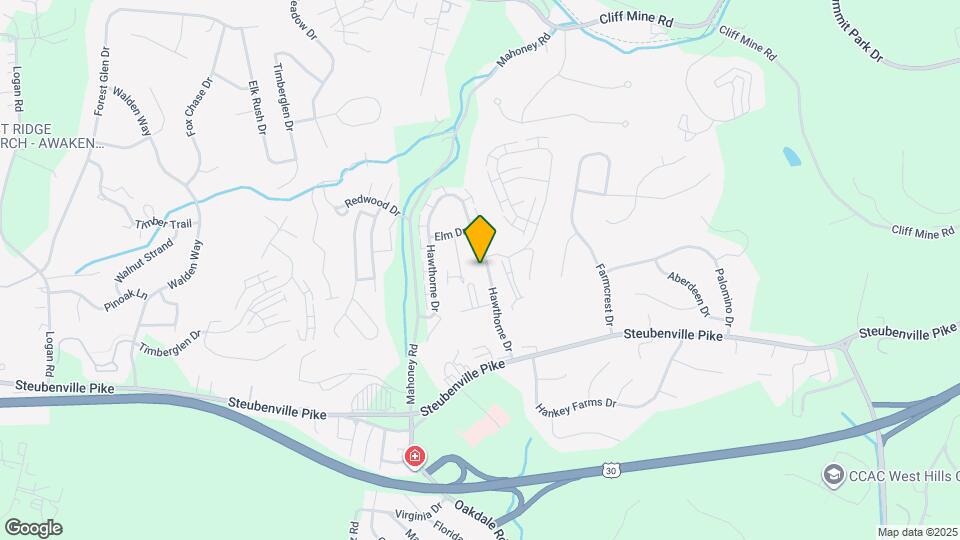 2207 Hawthorne Drive Map and Location Details