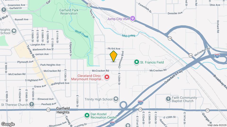 12405 Southern Ave Map and Location Details