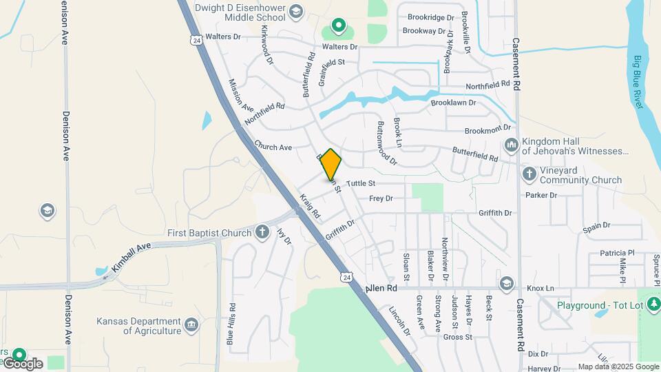 2401 Brockman St Map and Location Details