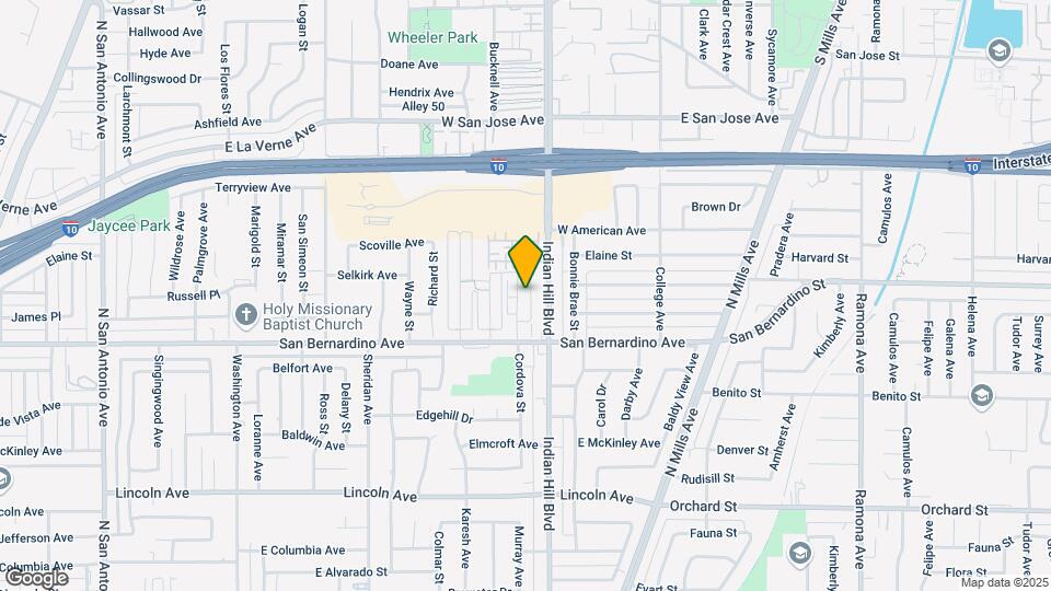 1820 Cordova St Map and Location Details