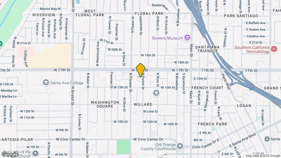 1526 Parton St Map and Location Details