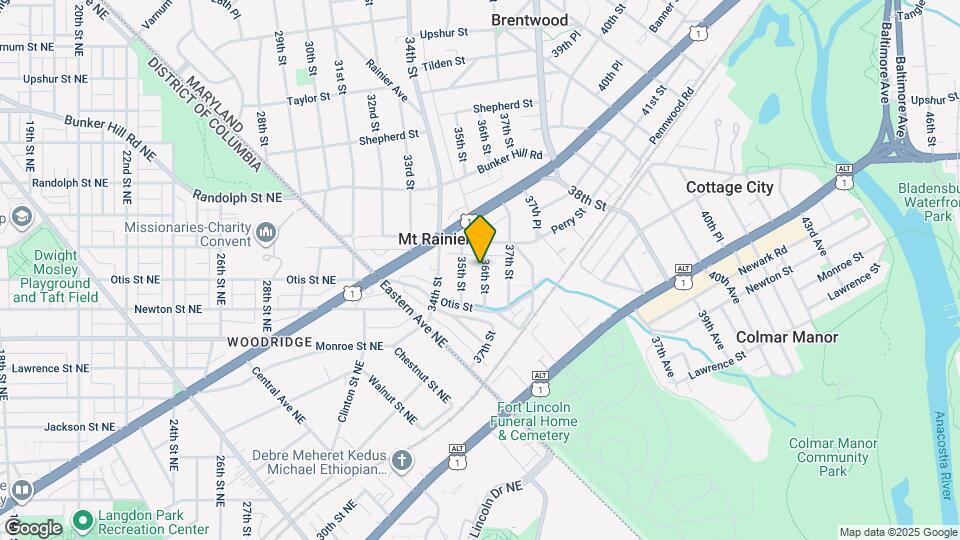 3722 36th St Map and Location Details