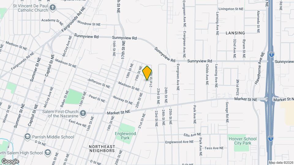 1910 20th St NE Map and Location Details