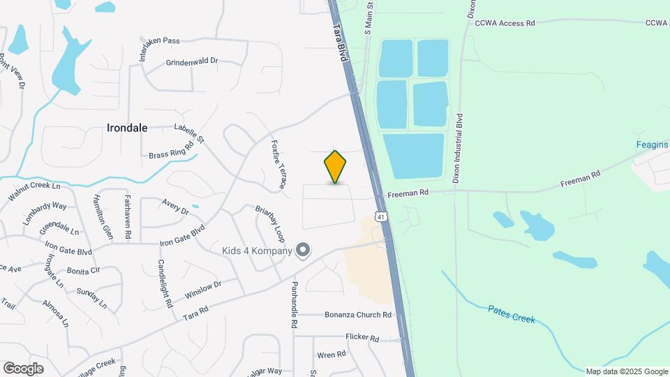 1969 Old Dogwood Map and Location Details