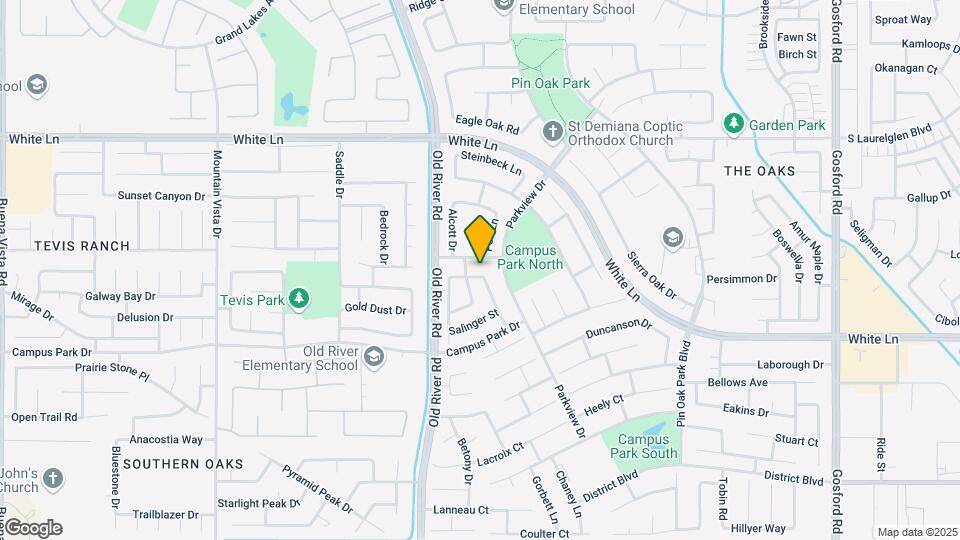 9504 Twain Way Map and Location Details