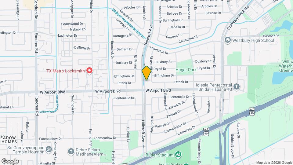 12215 Hillcroft St Map and Location Details