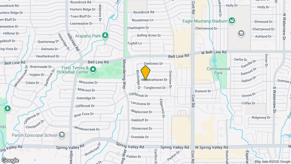 7618 Meadowhaven Dr Map and Location Details
