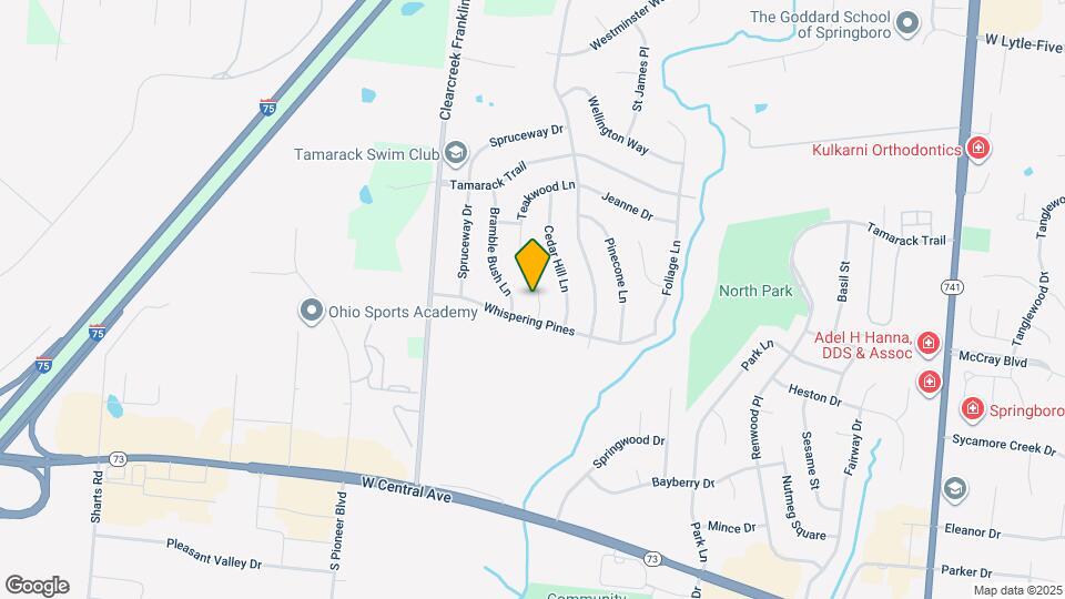 125 Teakwood Ln Map and Location Details