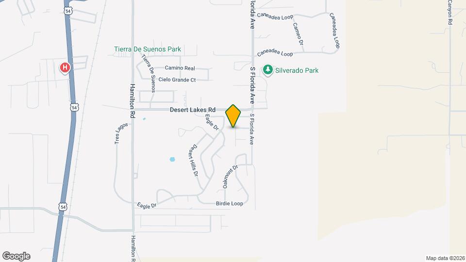 2400 Saguaro Loop Map and Location Details