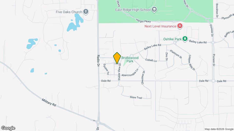 4823 Martingale Dr Map and Location Details