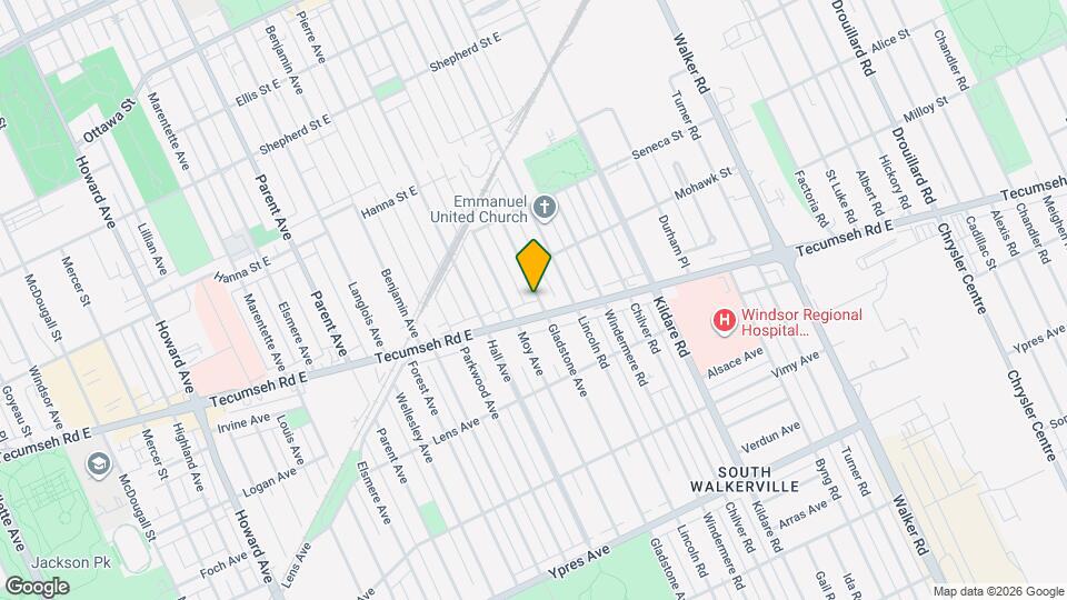 1863 Gladstone Ave Map and Location Details