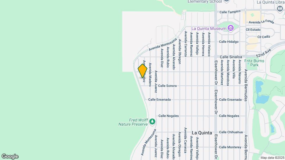 52125 Avenida Cortez Map and Location Details