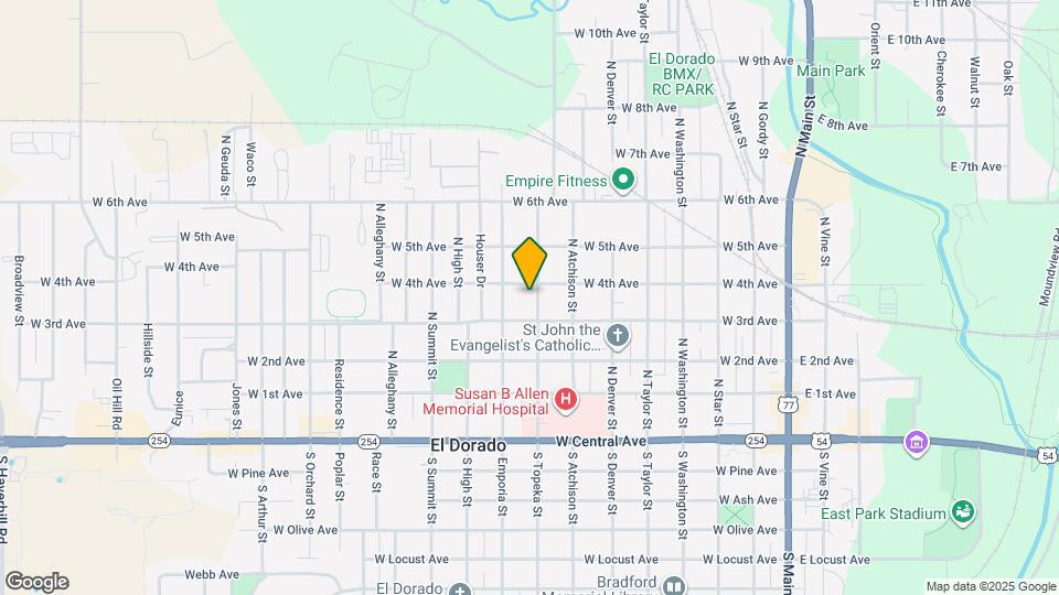 417 N Topeka St Map and Location Details