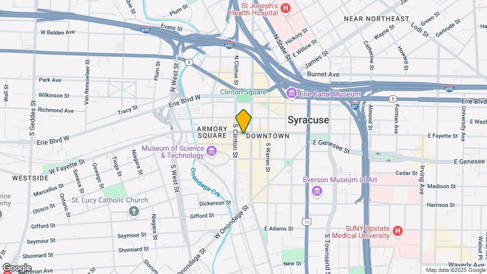 307 S Clinton St, Unit 500 Map and Location Details