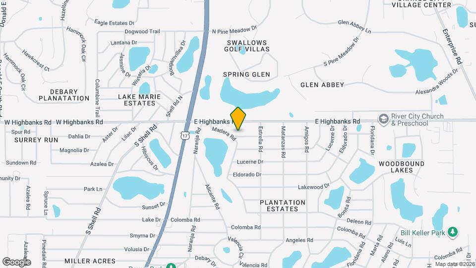 124 Coronado Rd Map and Location Details