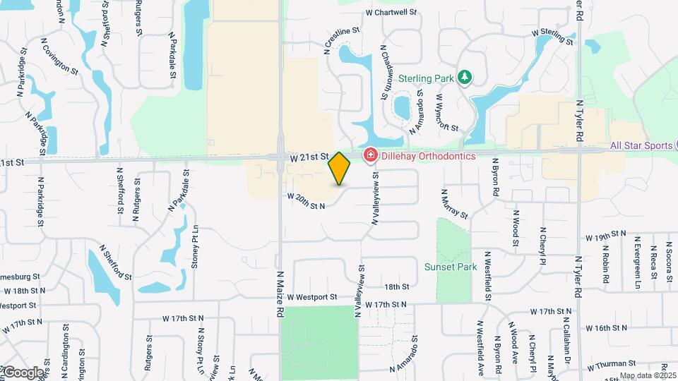 10012 W 20th St N Map and Location Details