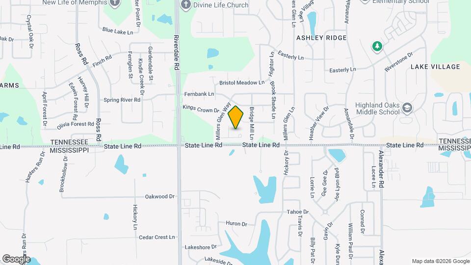 7122 Queens Crown Ct Mapa y Detalles de la Ubicación