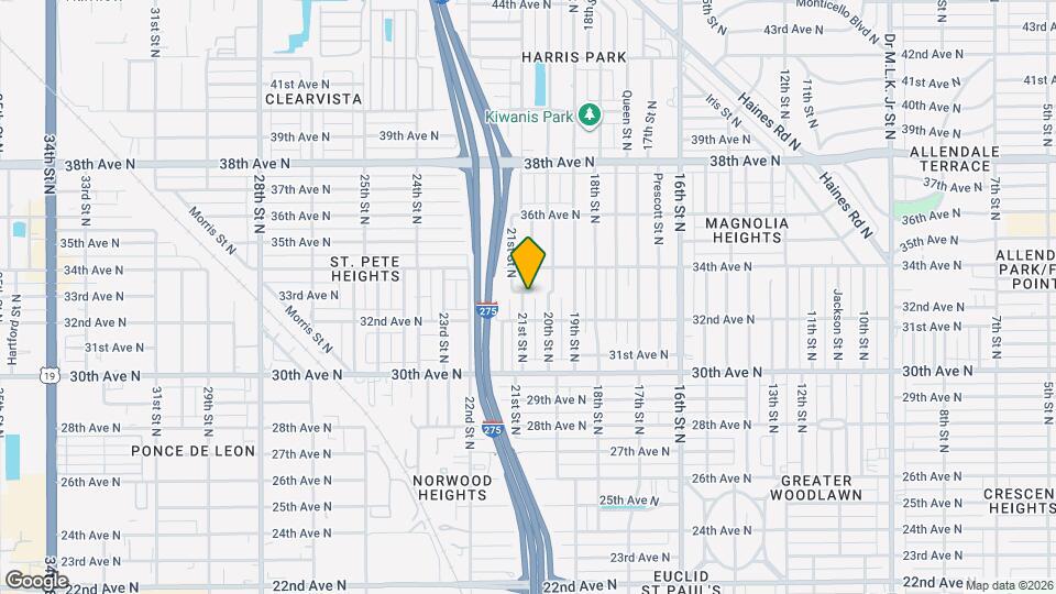 2050-2033 33rd Ave N Map and Location Details