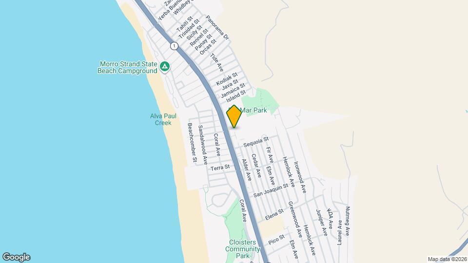 3052 Main St, Unit Main Street Morro Bay Map and Location Details