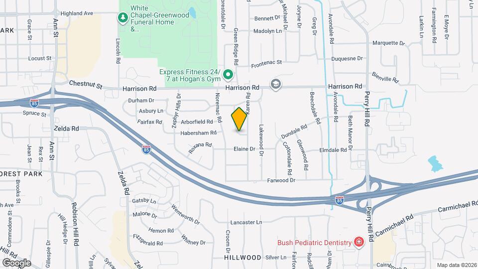 1156 Lombard Dr Map and Location Details