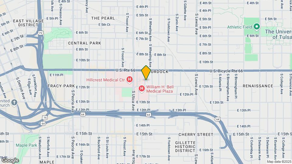 1137 S Victor Ave Map and Location Details
