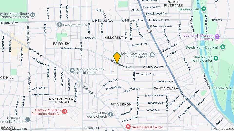 406 W Fairview Ave Mapa y Detalles de la Ubicación