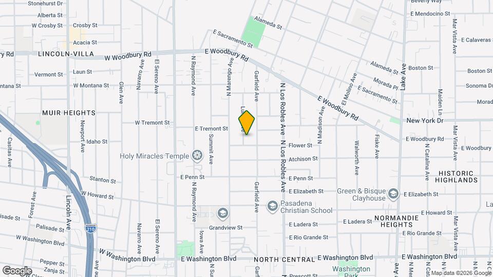 1824 Lundy Ave Mapa y Detalles de la Ubicación