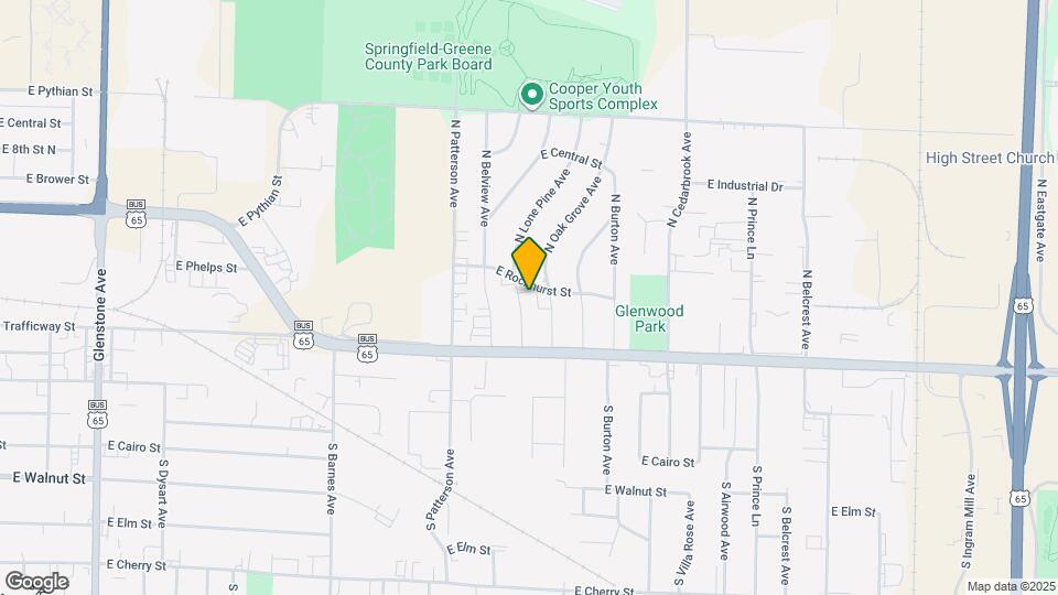 526 N Lone Pine Ave Map and Location Details