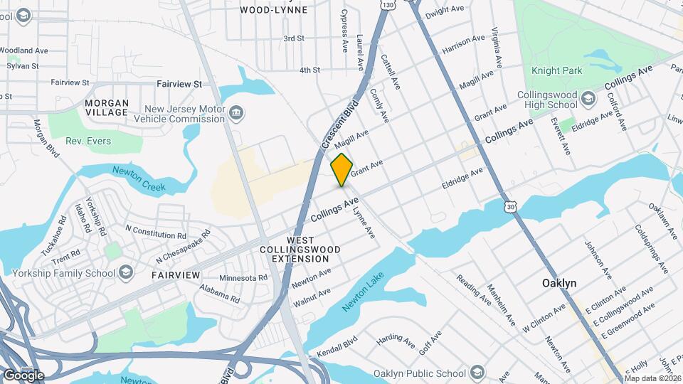 1100 Grant Ave Map and Location Details